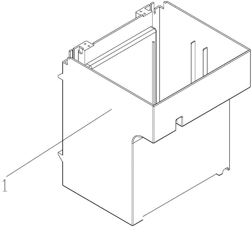 Noise reduction structure for washing type air purifier