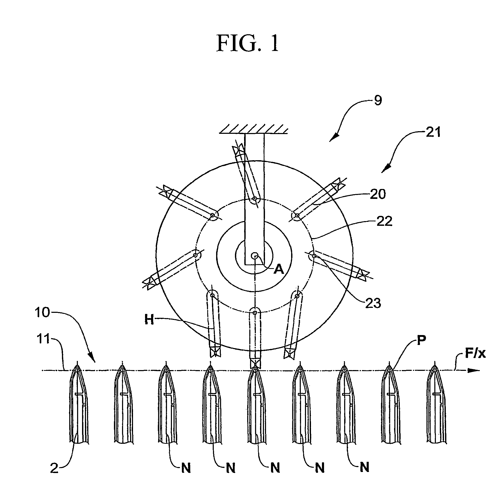 Gathering and stitching machine