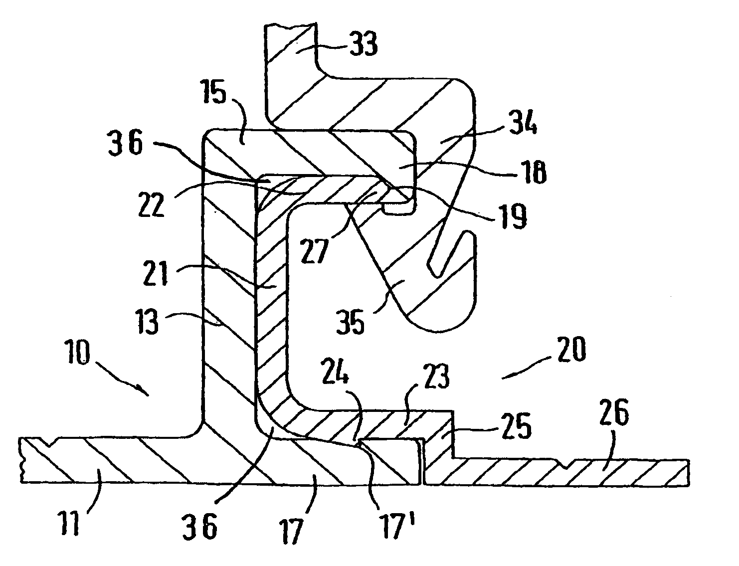 Bus bar system with assembly unit consisting of a base plate and fixing items