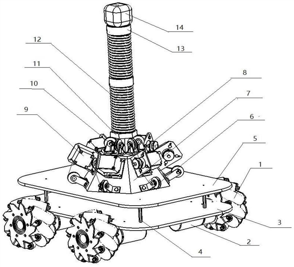 Investigation mobile robot based on continuum mechanism