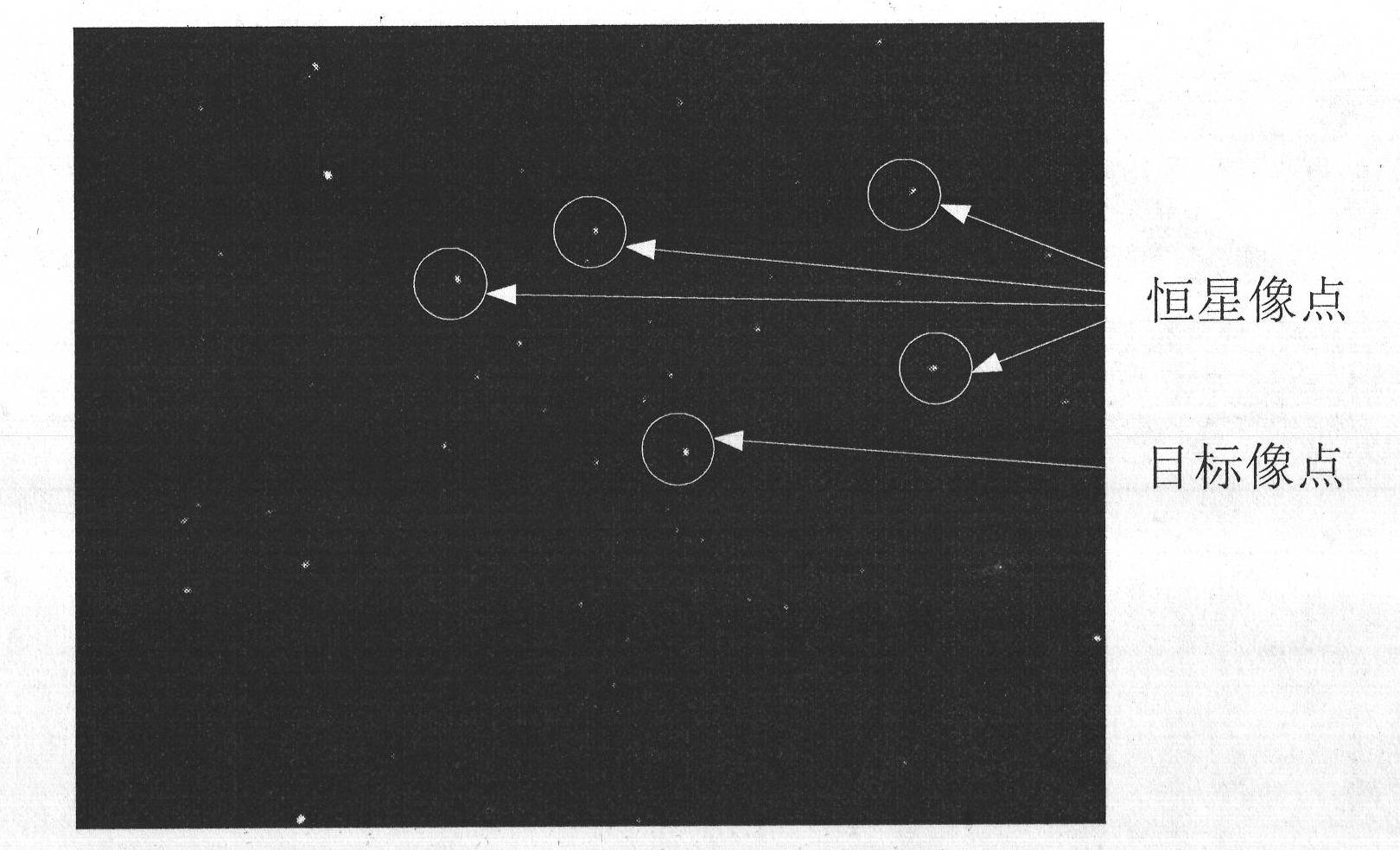 Method for identifying long-distance space motion target based on stellar map matching