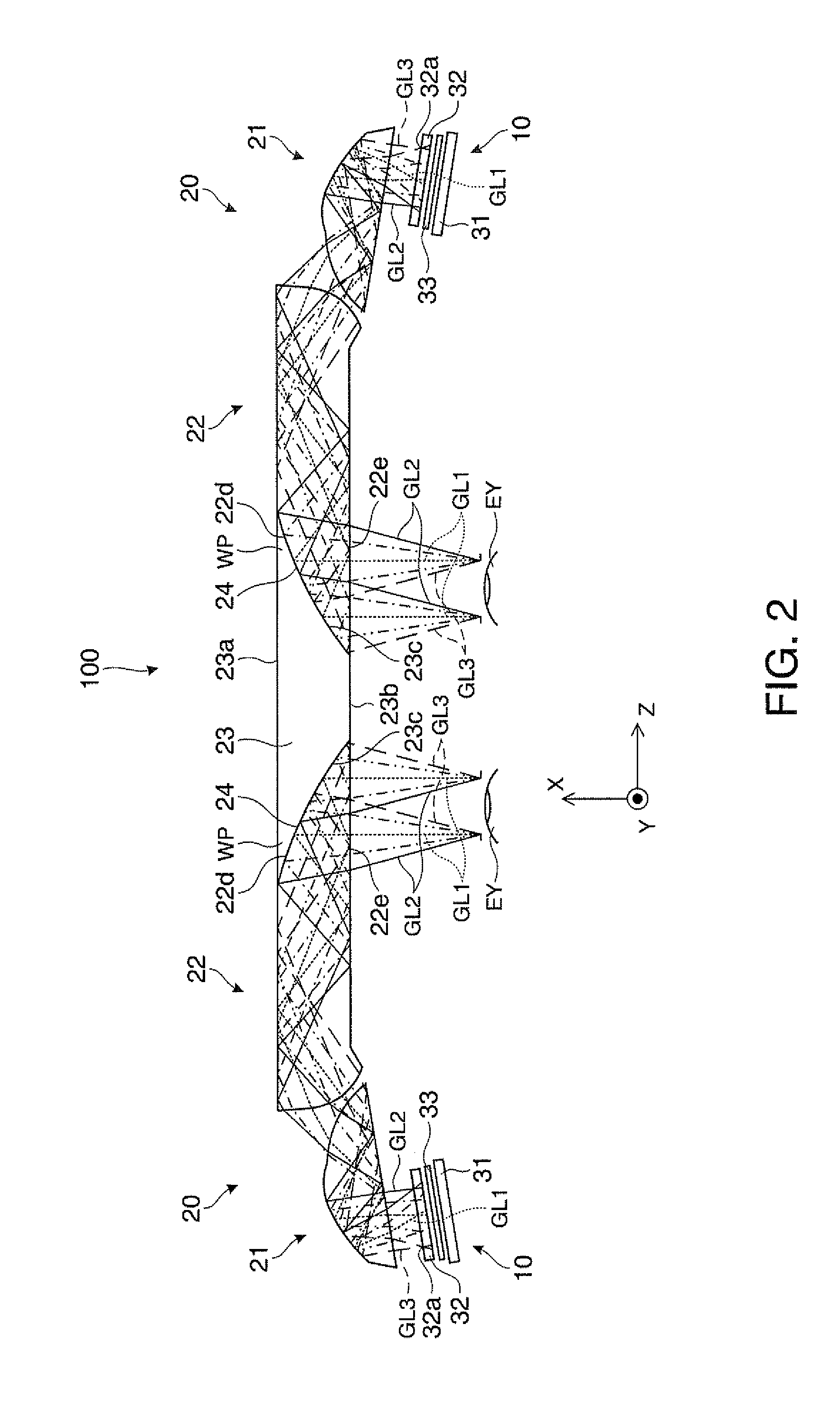 Image relay optical system and virtual image display device including the same