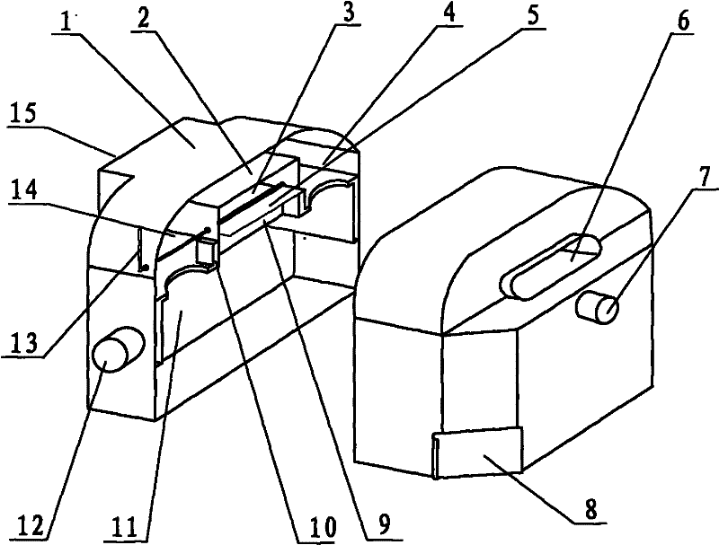 Split-type reverse heat exchanger