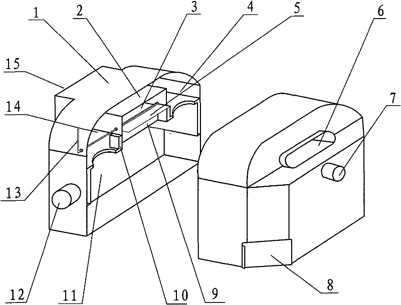 Split-type reverse heat exchanger