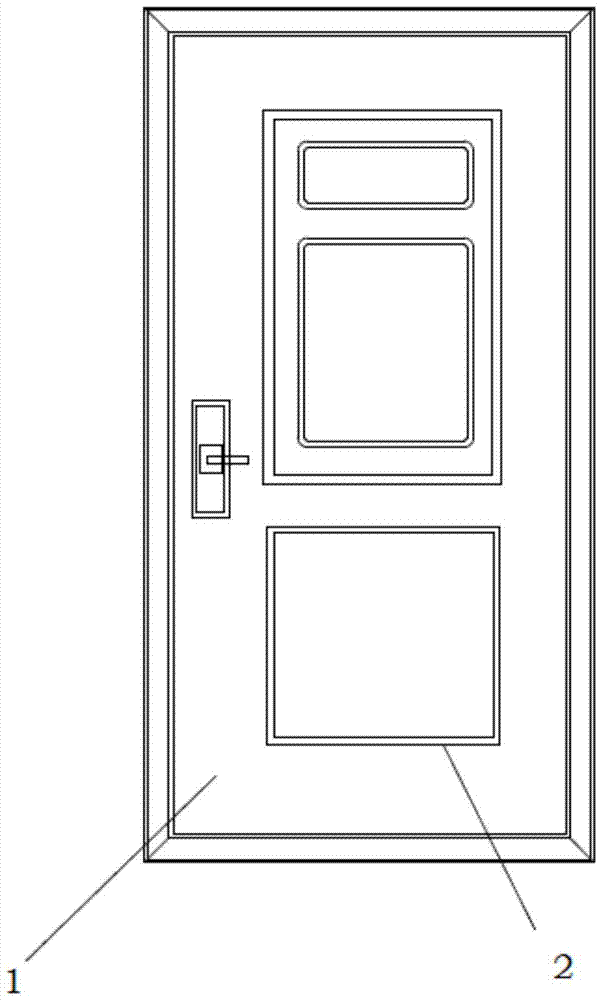 Intelligent security door capable of achieving pickup of articles through remote control