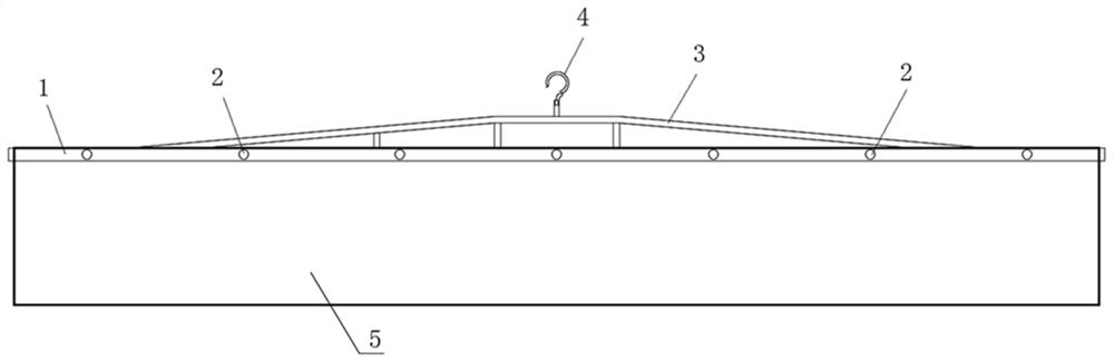 Novel passenger car body tensioning skin lifting device