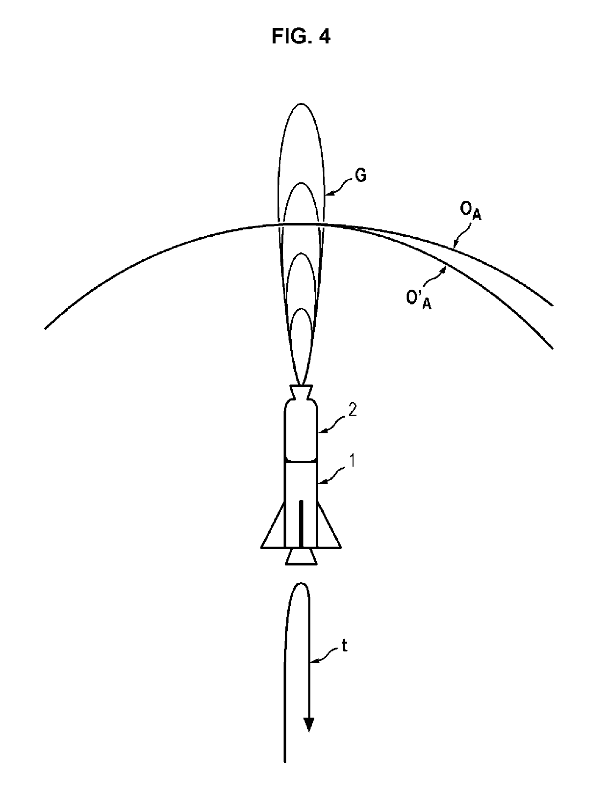 Method and device for deflection of space debris