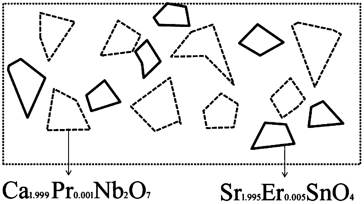 Optical anti-counterfeiting material and preparation method thereof