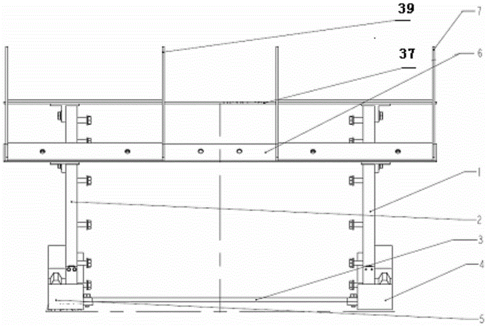 A power transmission integral installation device for an electric vehicle