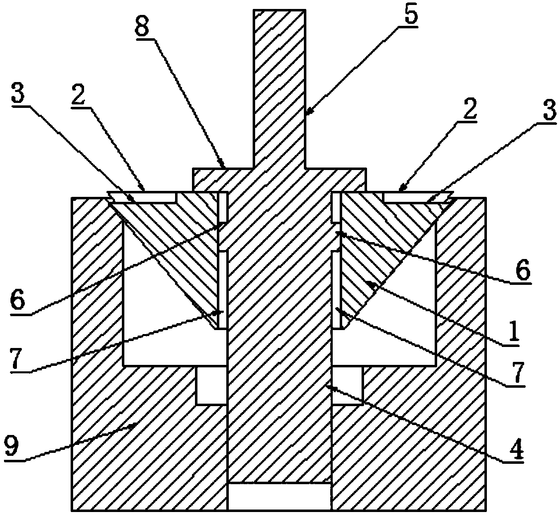 Method and test tool for detecting chamfer depth and angle of valve seat hole