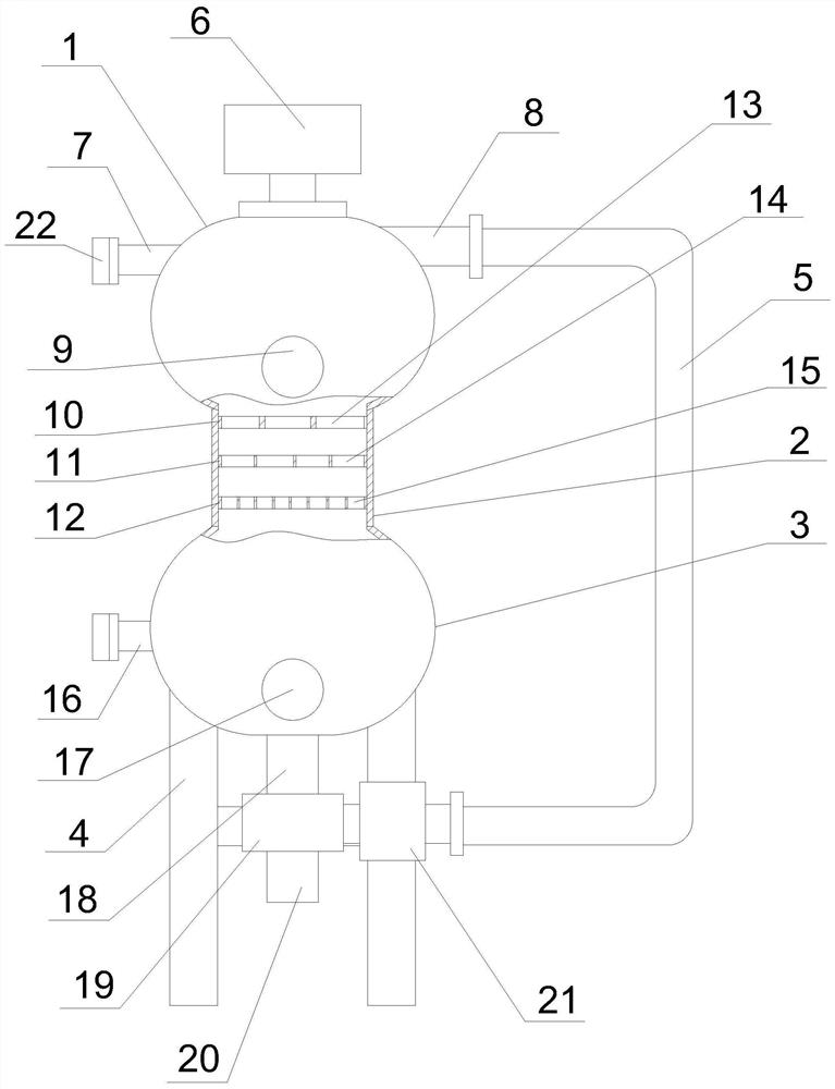 A rural sewage treatment device and its use method