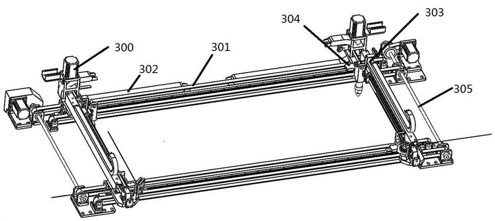 Double-station lace cutting machine