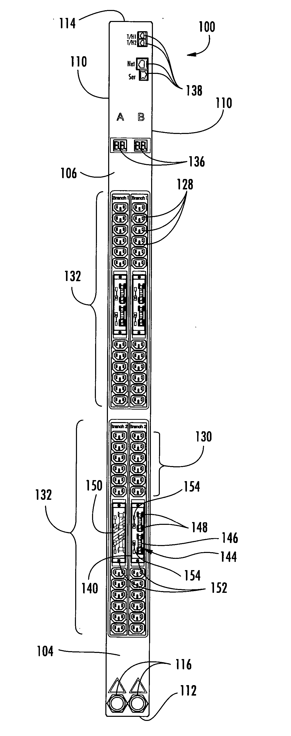 Circuit breaking link status detection and reporting circuit