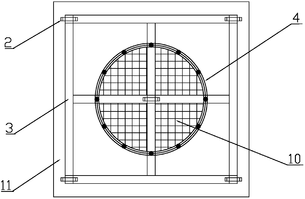 An electromechanical installation high-altitude operation safety net cage