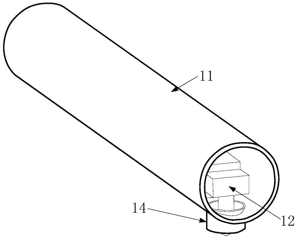 A portable hardness detection structure and detection method based on electromechanical impedance method