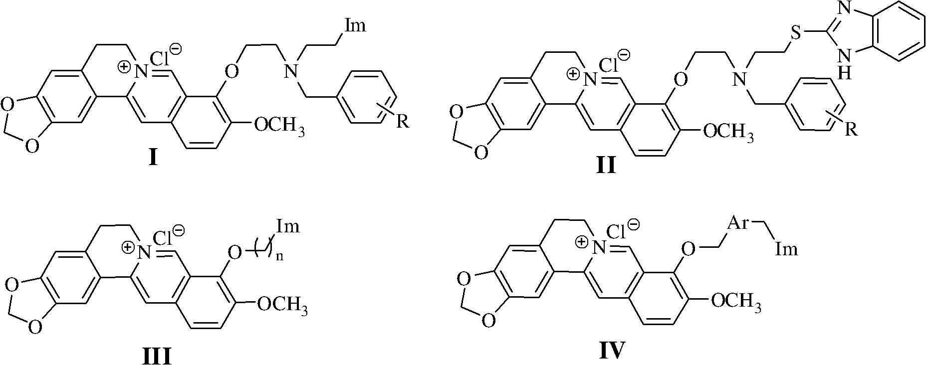 Berberine azole compound and preparation method and application thereof