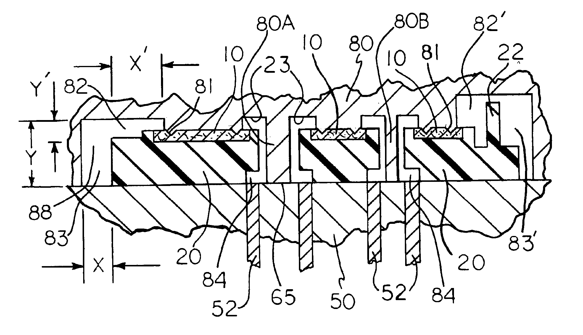 Molded parts with fabric surface areas and processes for their production