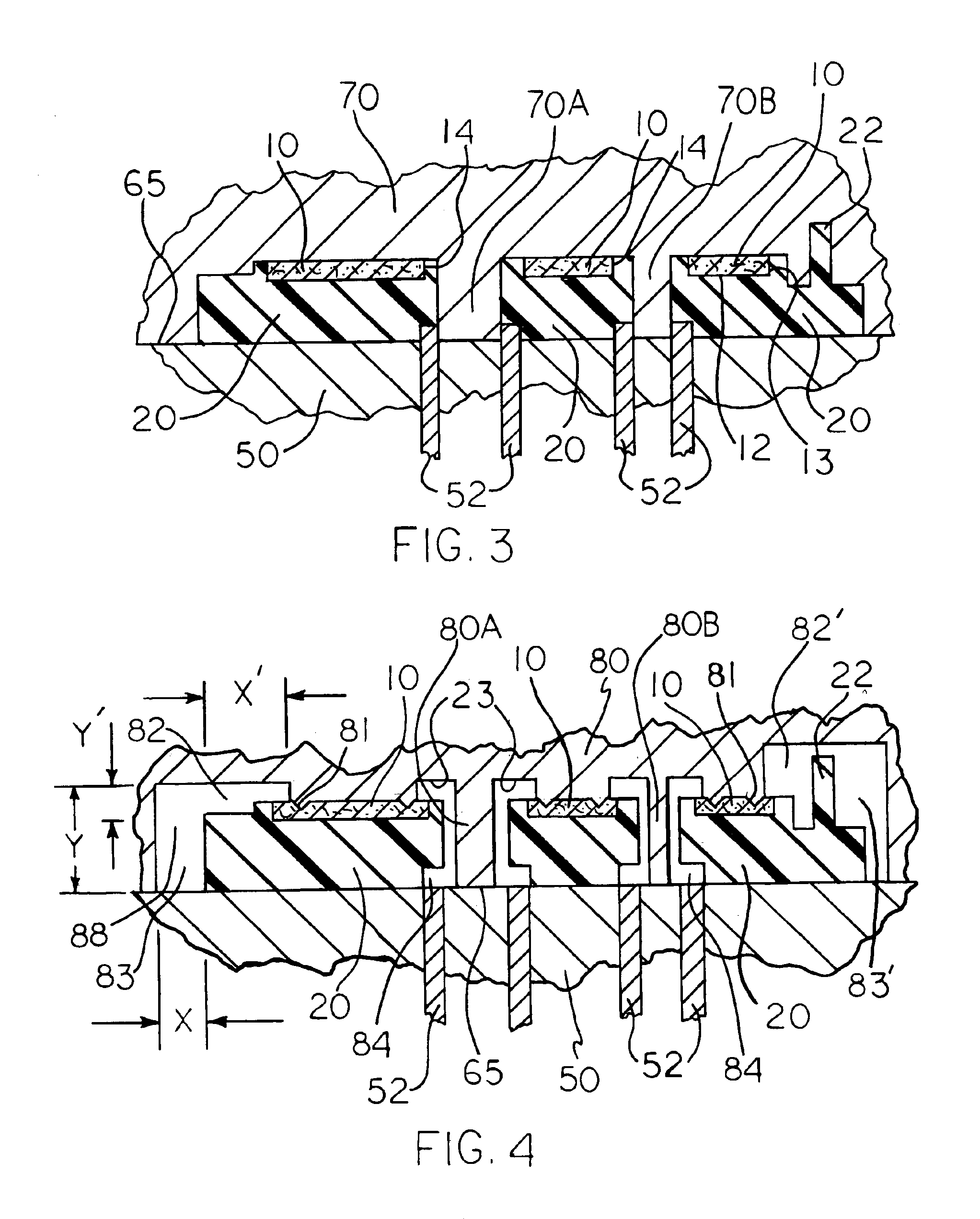 Molded parts with fabric surface areas and processes for their production