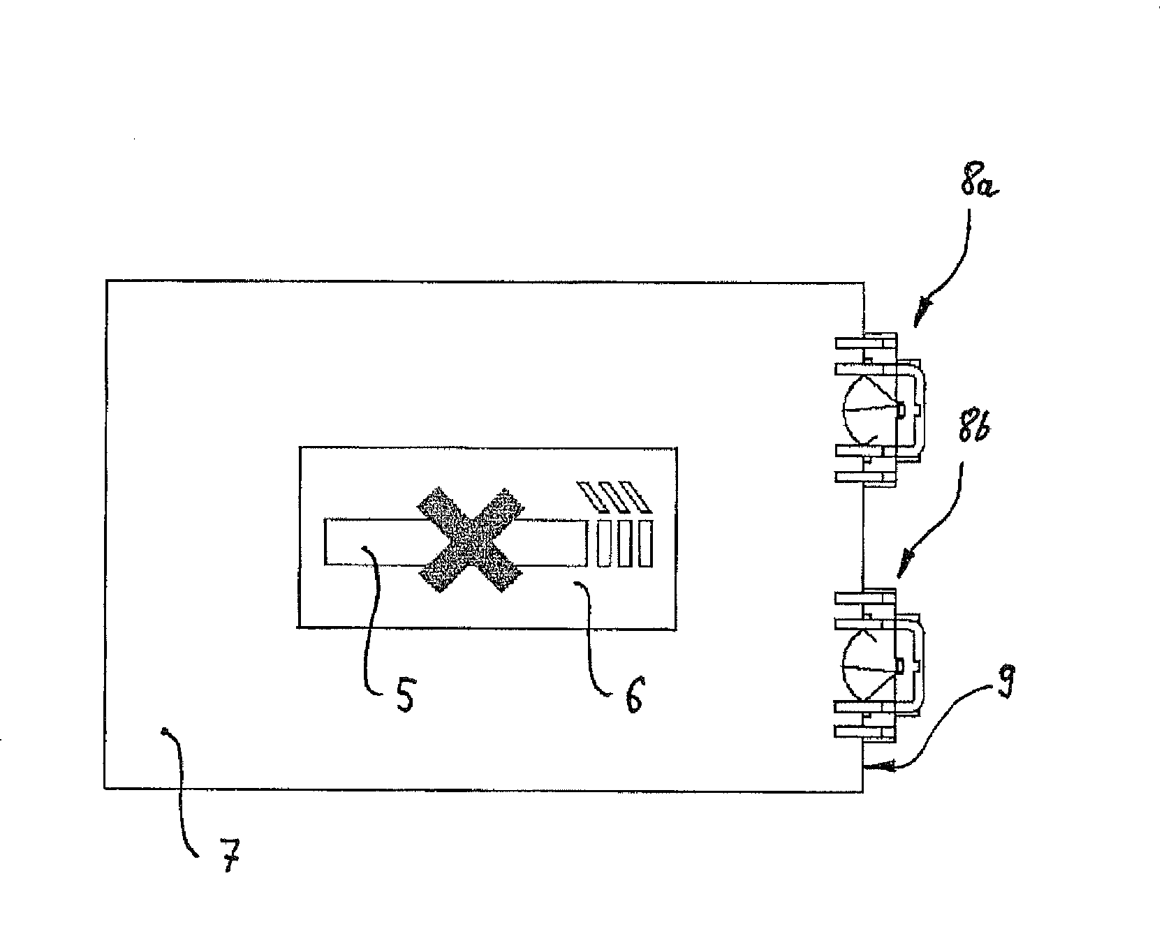 Flat illuminating display device and light-emitting means therefor