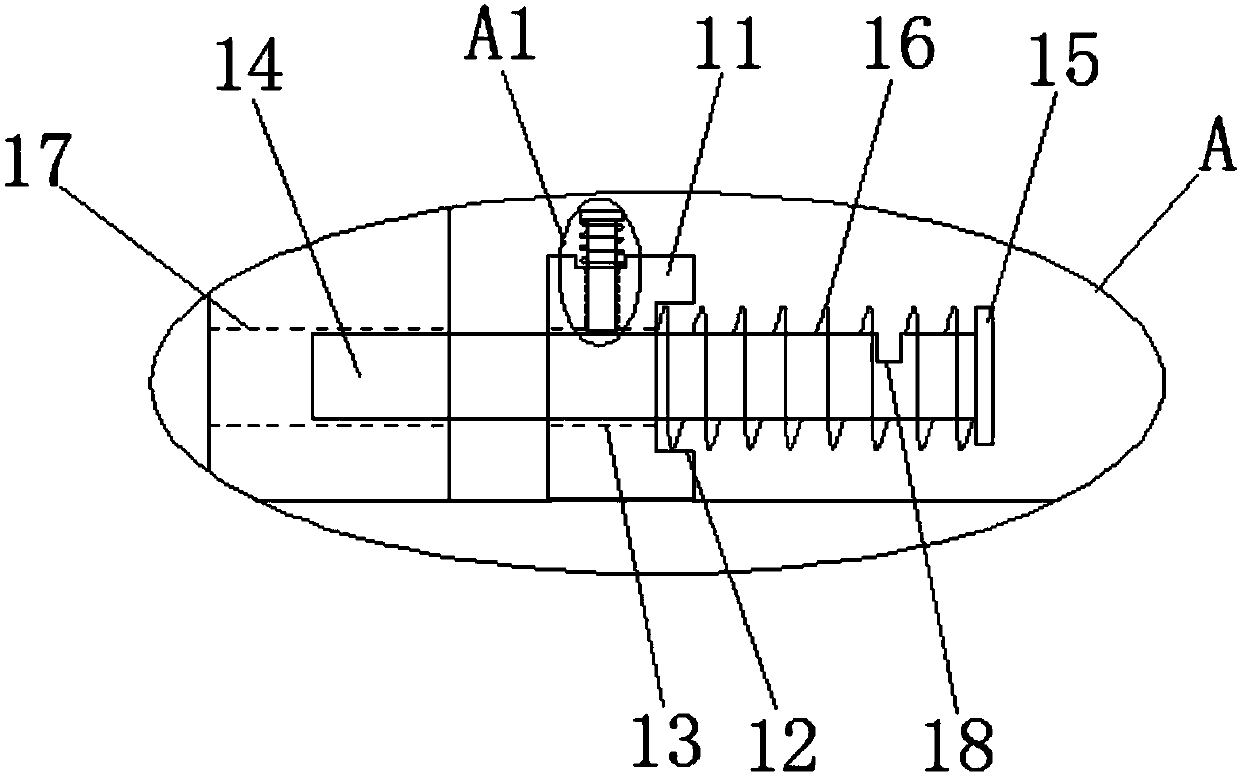 Screw-type injection molding machine discharging device structure