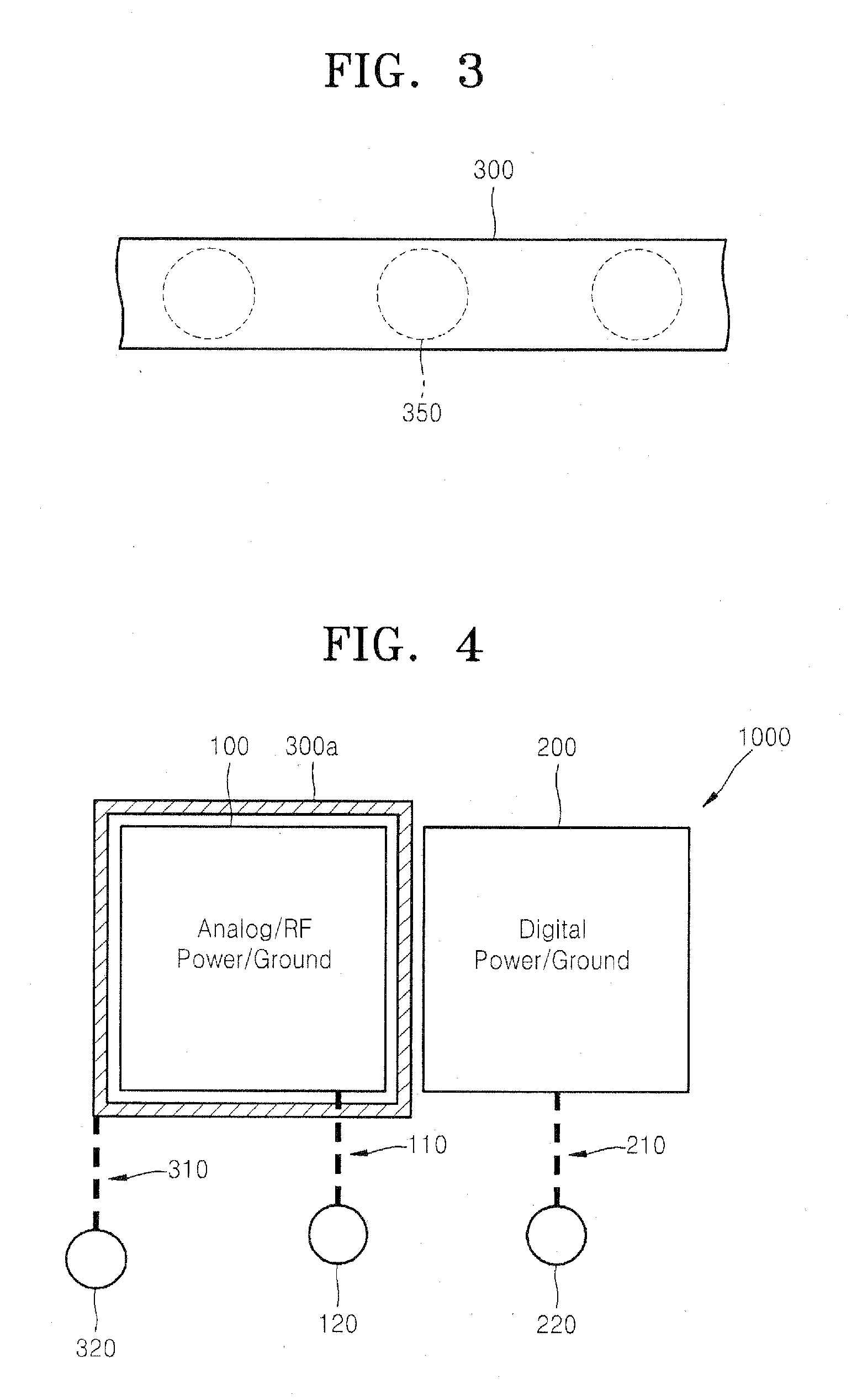 Multi-ground shielding semiconductor package, method of fabricating the package, and method of preventing noise using multi-ground shielding