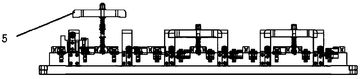 A clamping and processing method for multi-station inner wing parts