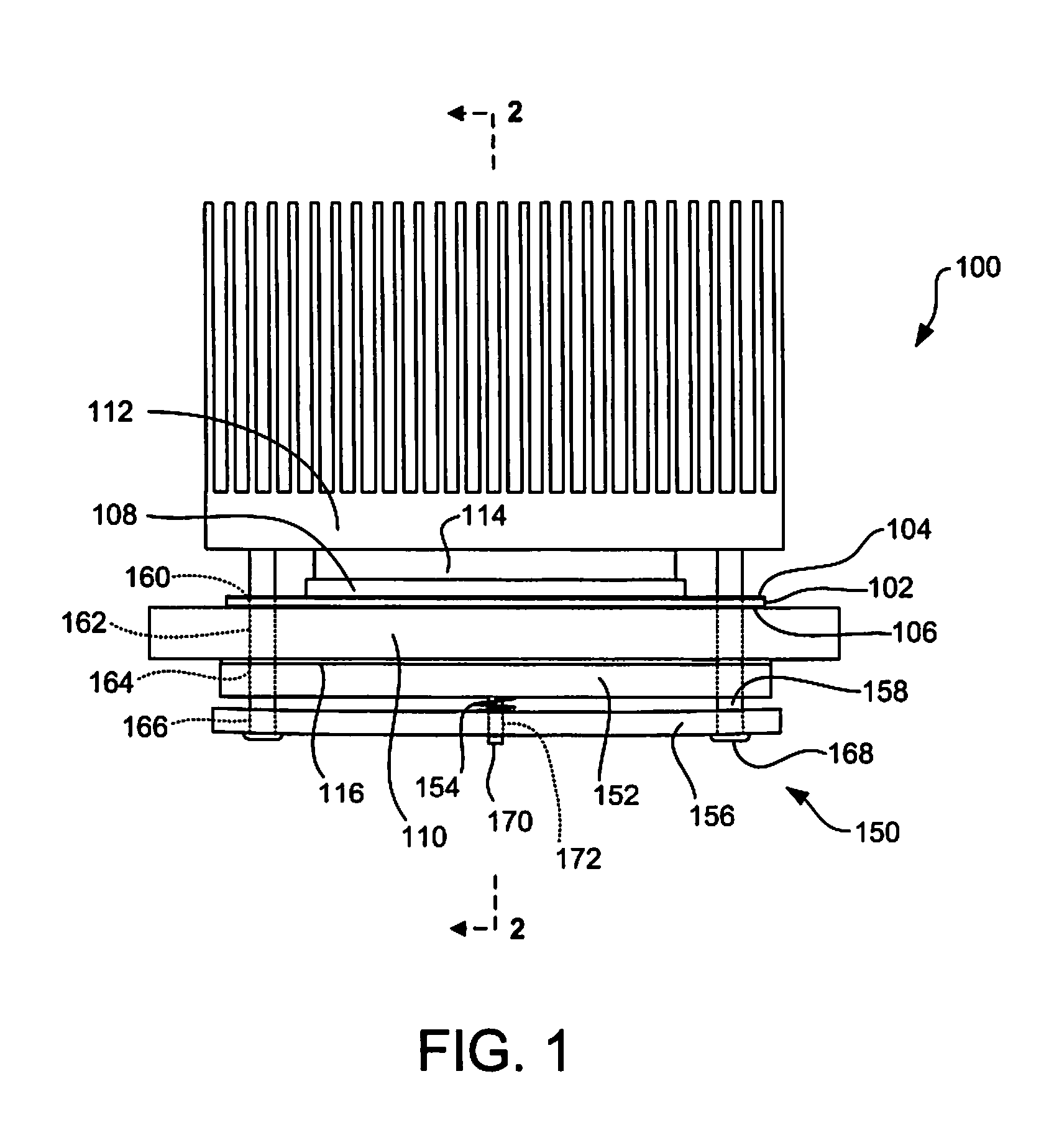 Method and Apparatus for Electrically Connecting Two Substrates Using a Resilient Wire Bundle Captured in an Aperture of an Interposer by a Retention Member