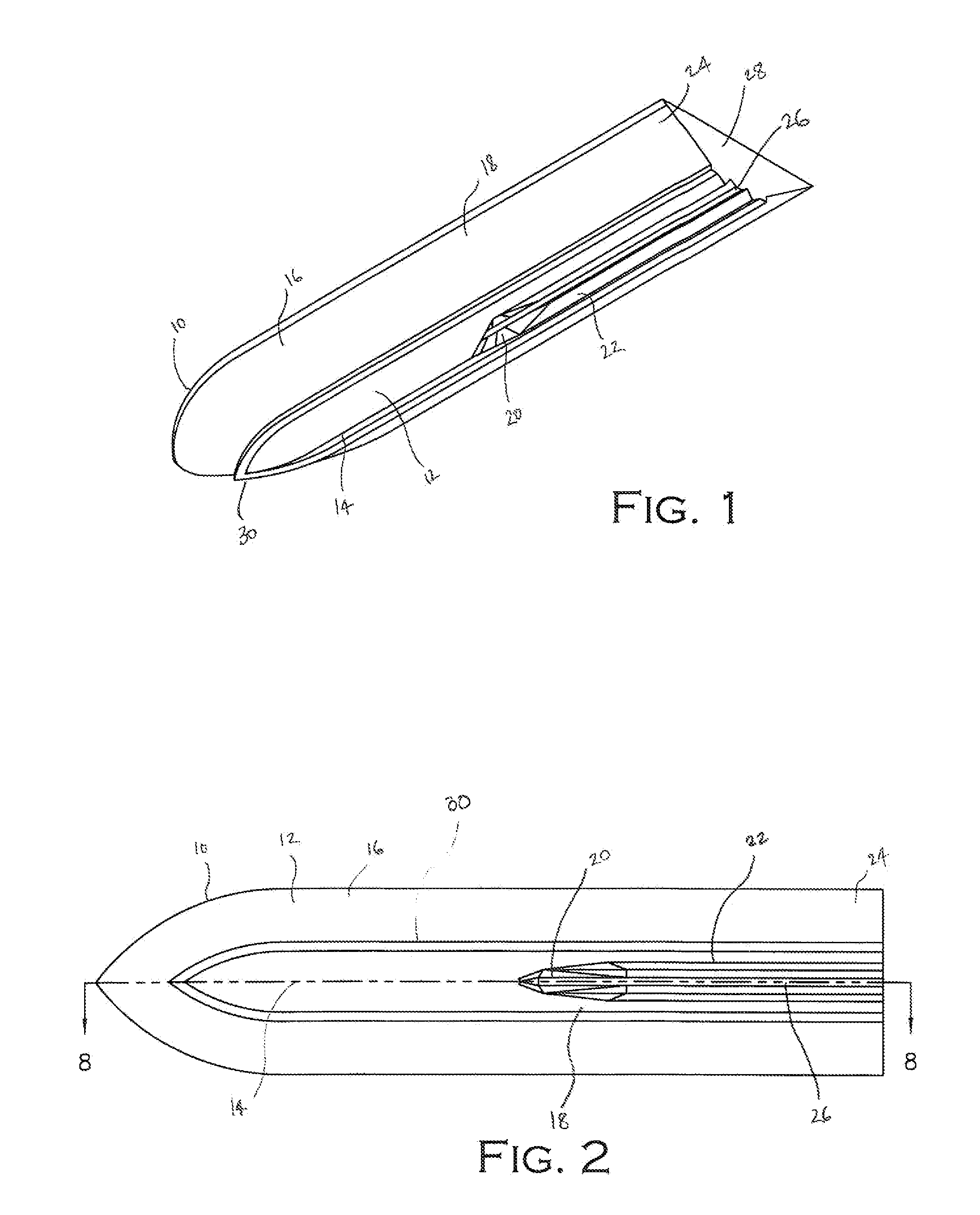 Watercraft hull and associated methods