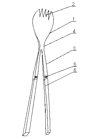 Foldable three-purpose tableware