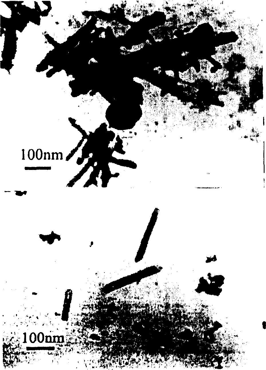 Prepn process of nanometer tin dioxide rod