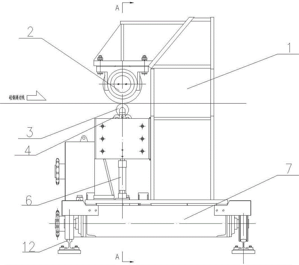 Silicon steel mechanical scoring machine