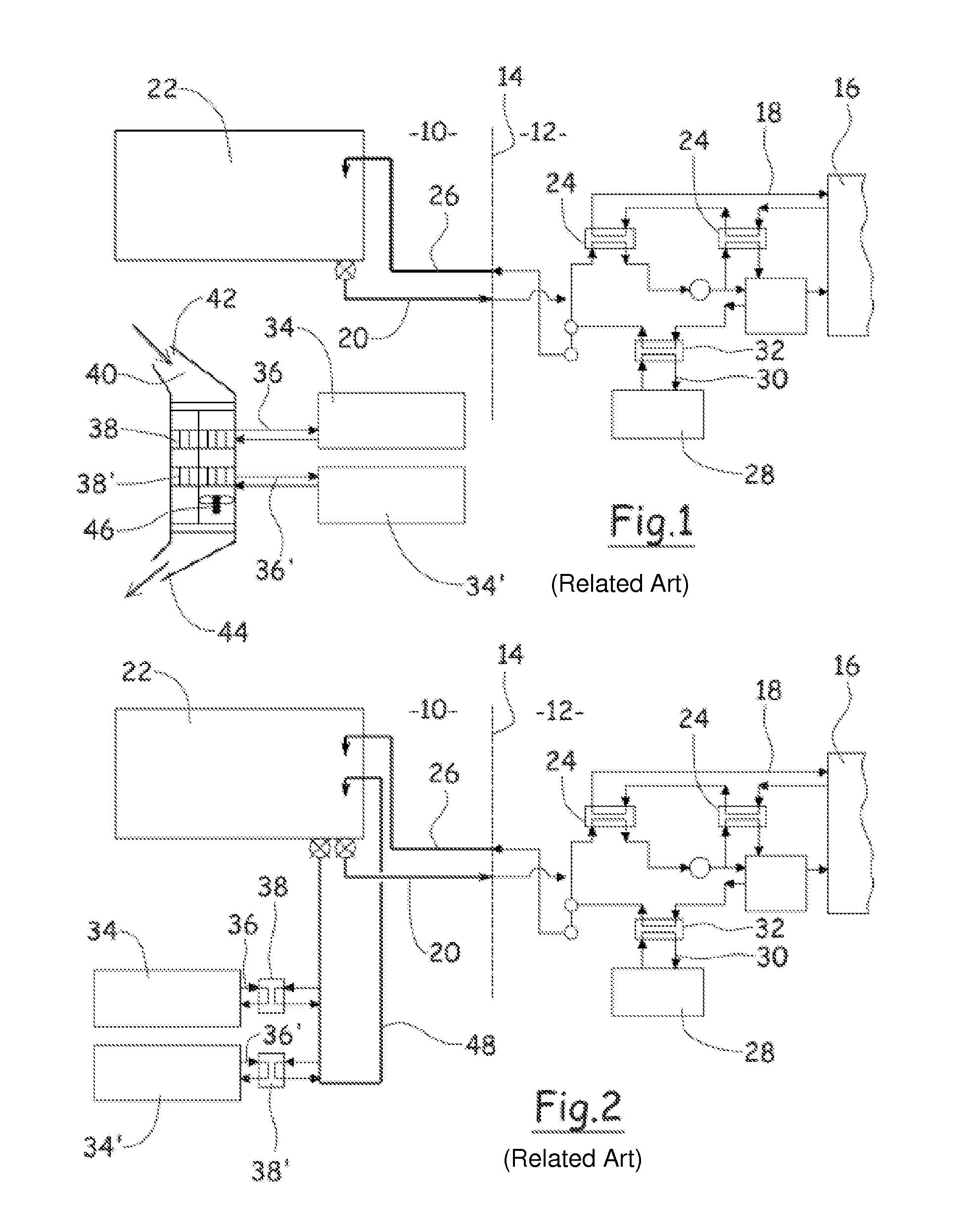 System for managing the heat fluxes of an aircraft