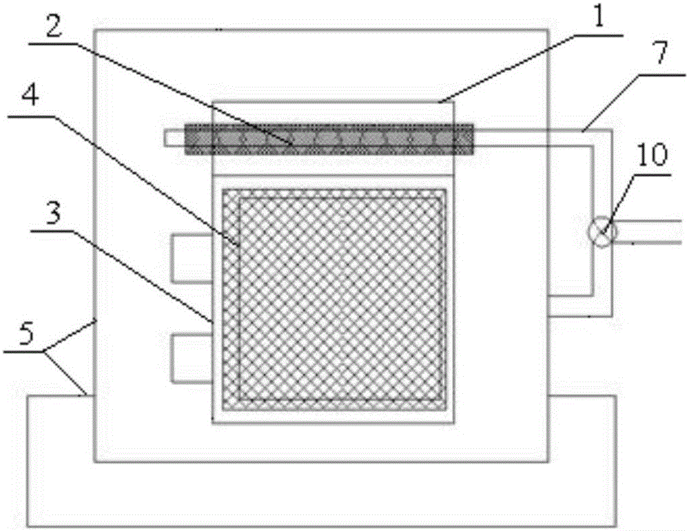 Flexibly packaged lithium battery evacuation apparatus and use method thereof