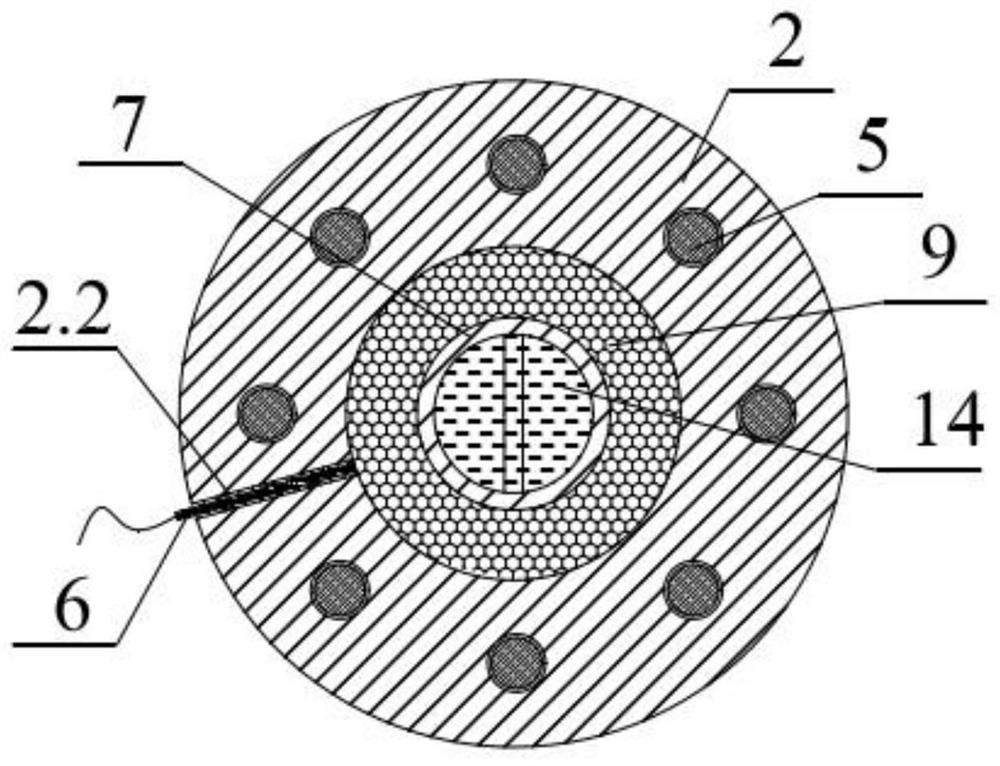 Experimental device and experimental method for measuring rock mass cyclic shear seepage under high temperature and high pressure