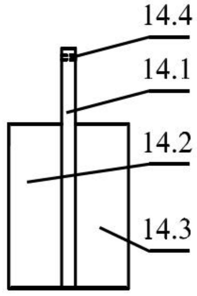 Experimental device and experimental method for measuring rock mass cyclic shear seepage under high temperature and high pressure