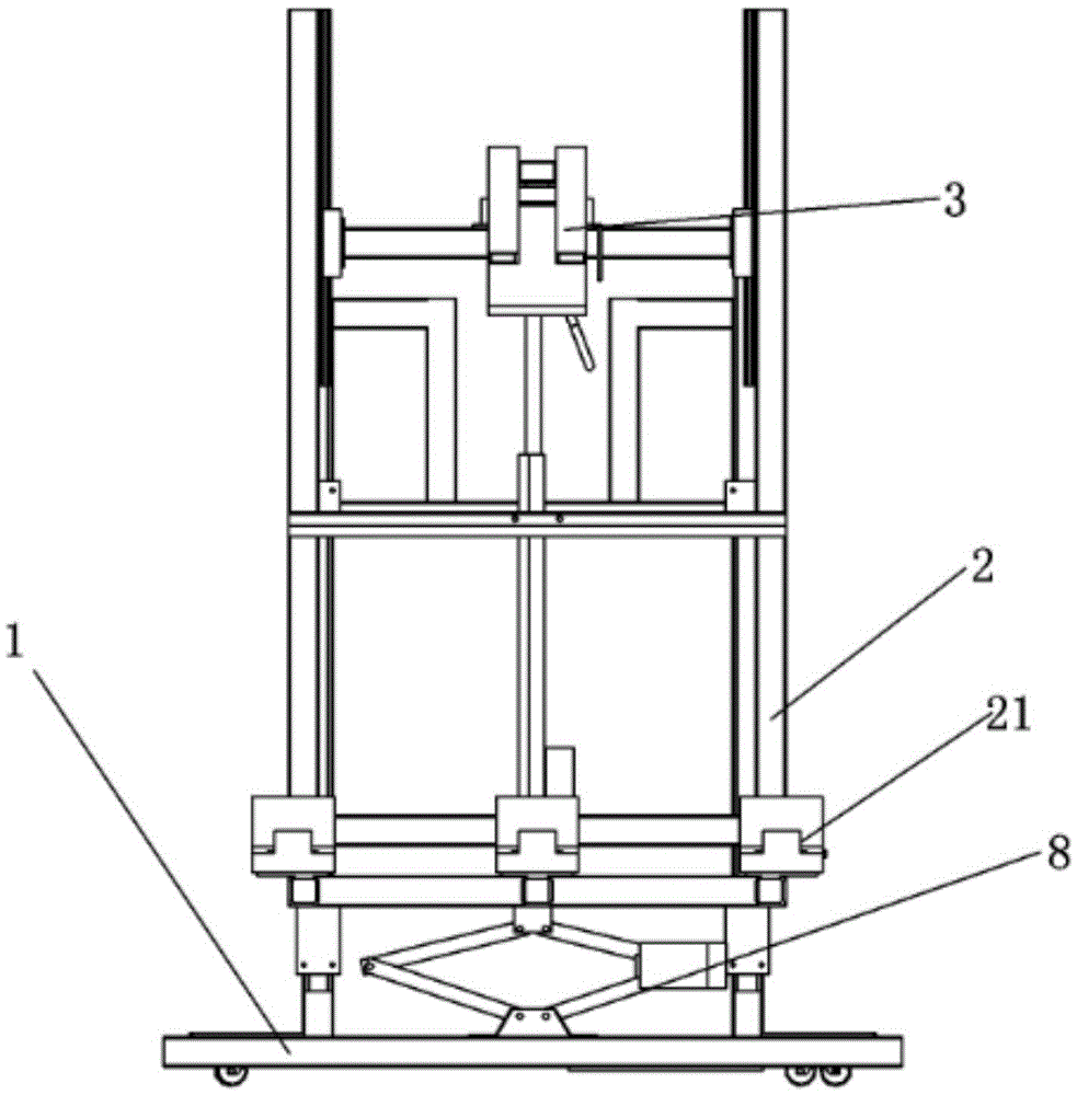 Movable electric device for car door detachment