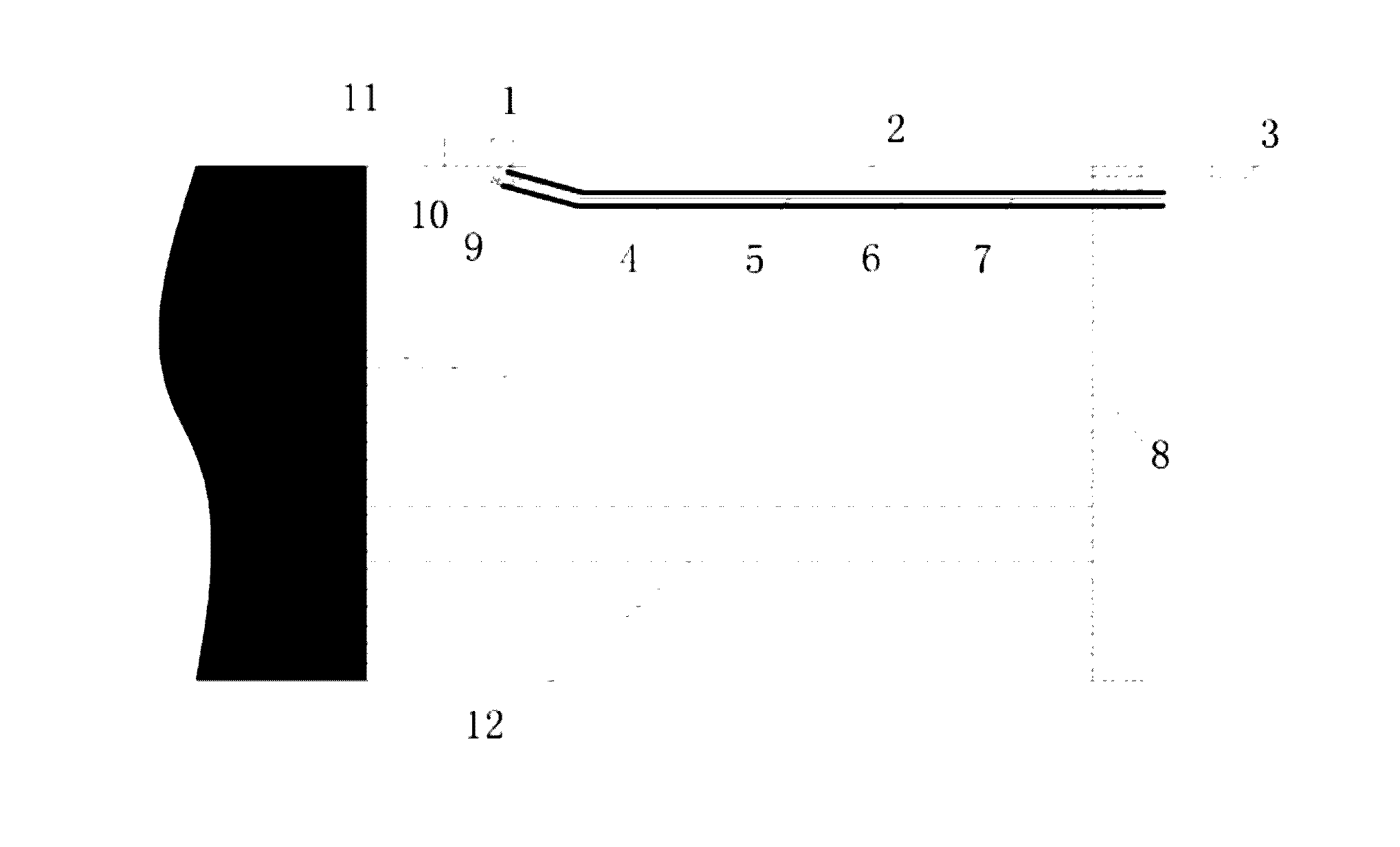 Water-preserved-mining roof-contacted filling method for controlling fissure of overlying strata and surface subsidence