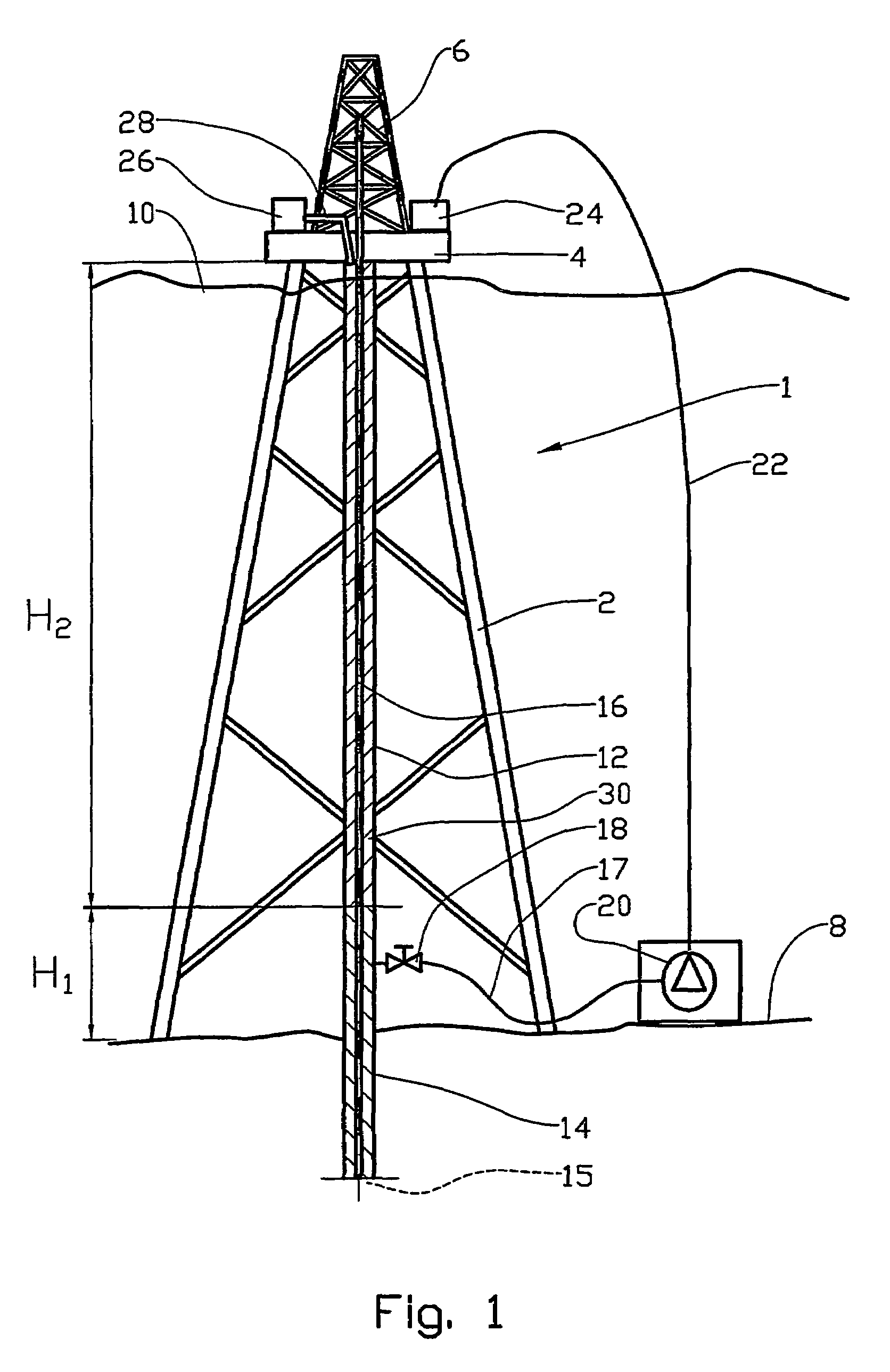 Method and device for controlling drilling fluid pressure