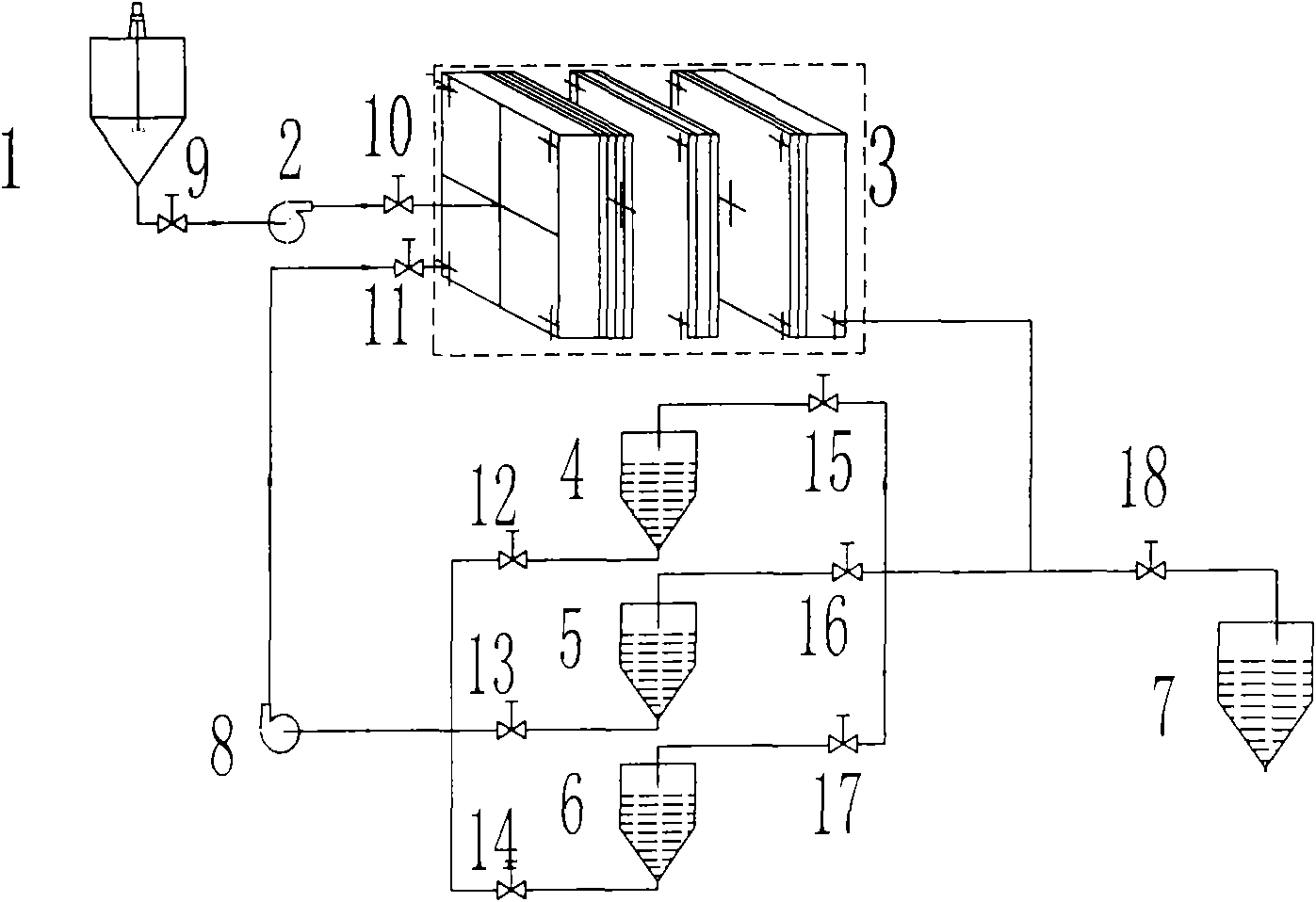 Integrative method of two-stage acid leaching, washing and filter pressing for manganese powder pickle liquor