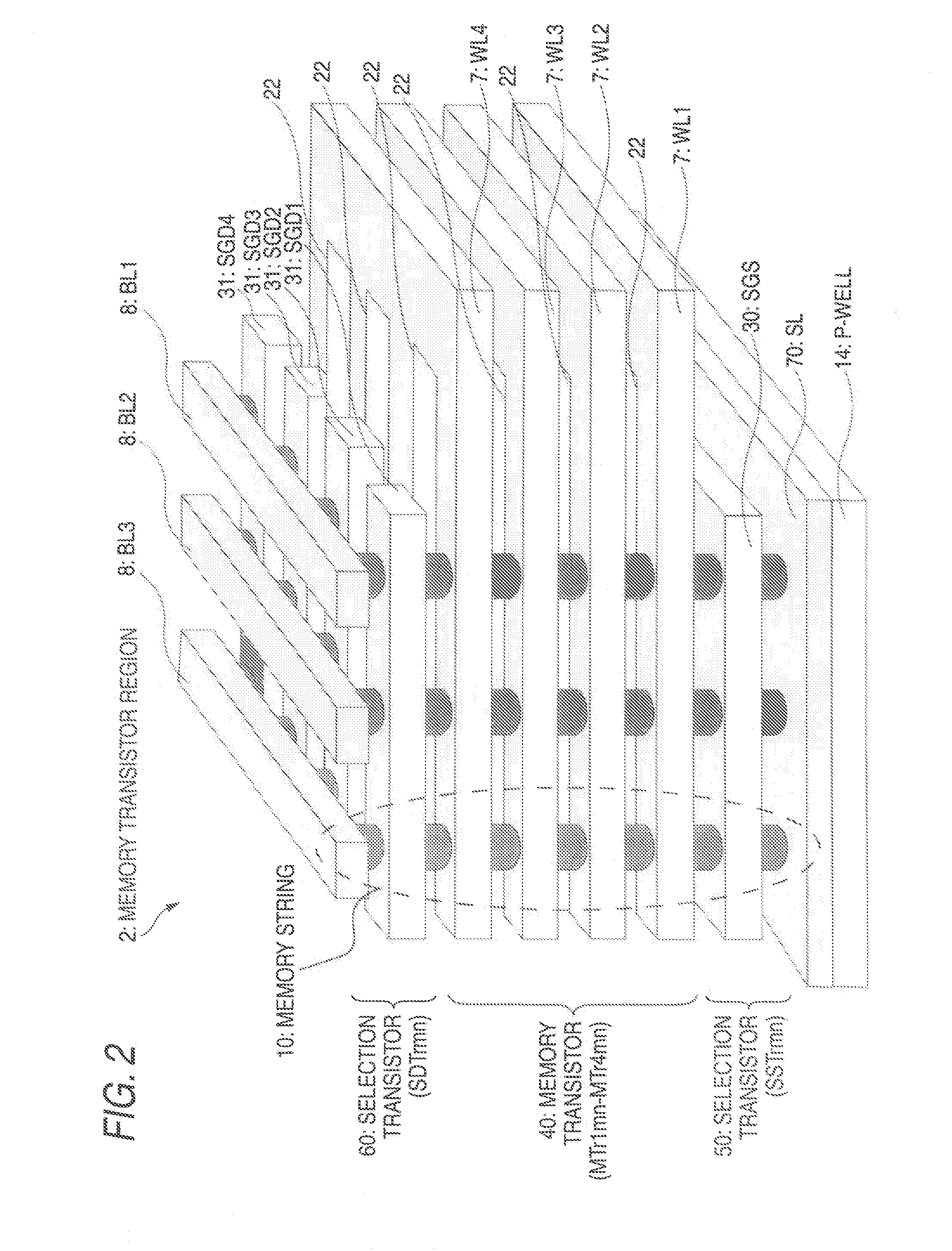 Nonvolatile semiconductor memory  and method for manufacturing the same