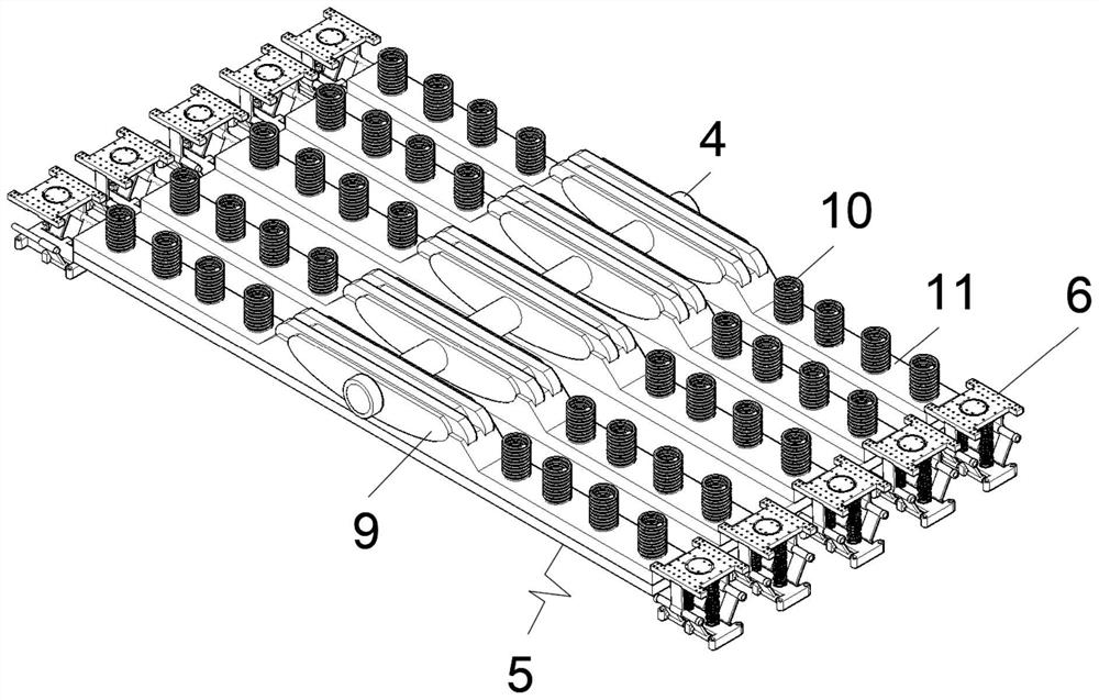 Semi-solid formed climbing frame guide seat equipment