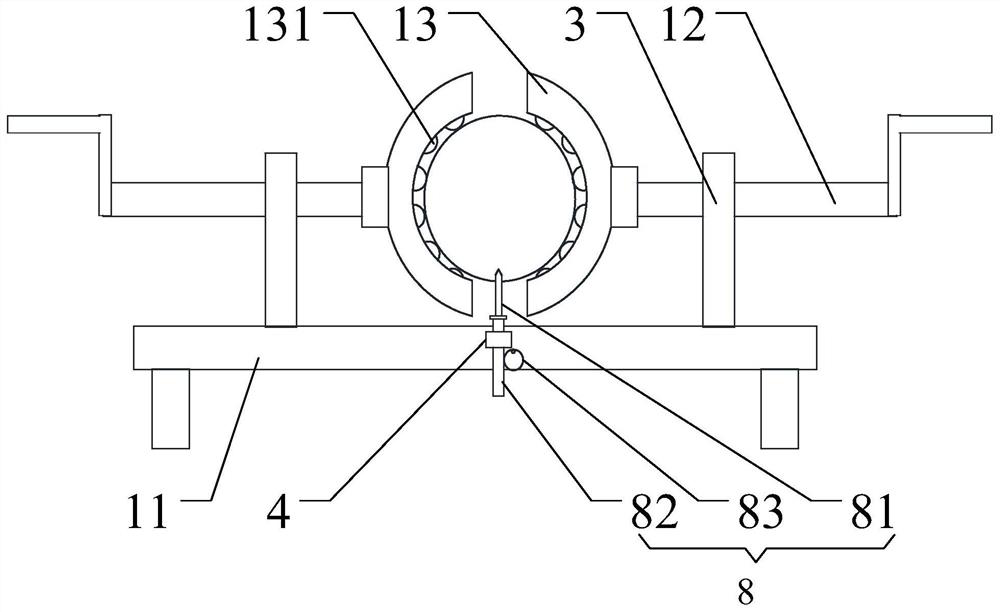 Cable sheath stripping device