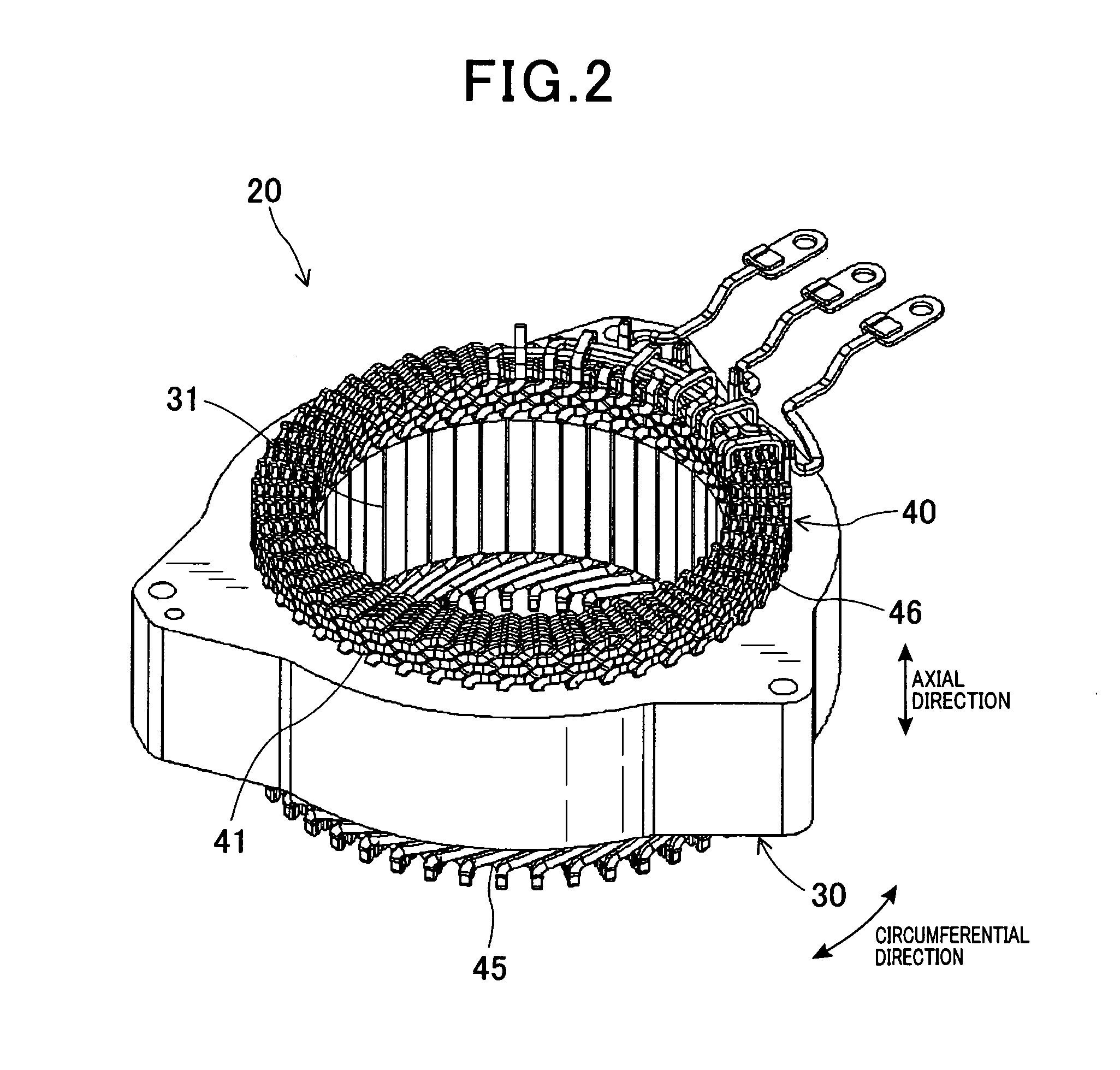 Stator for rotary electrical machine