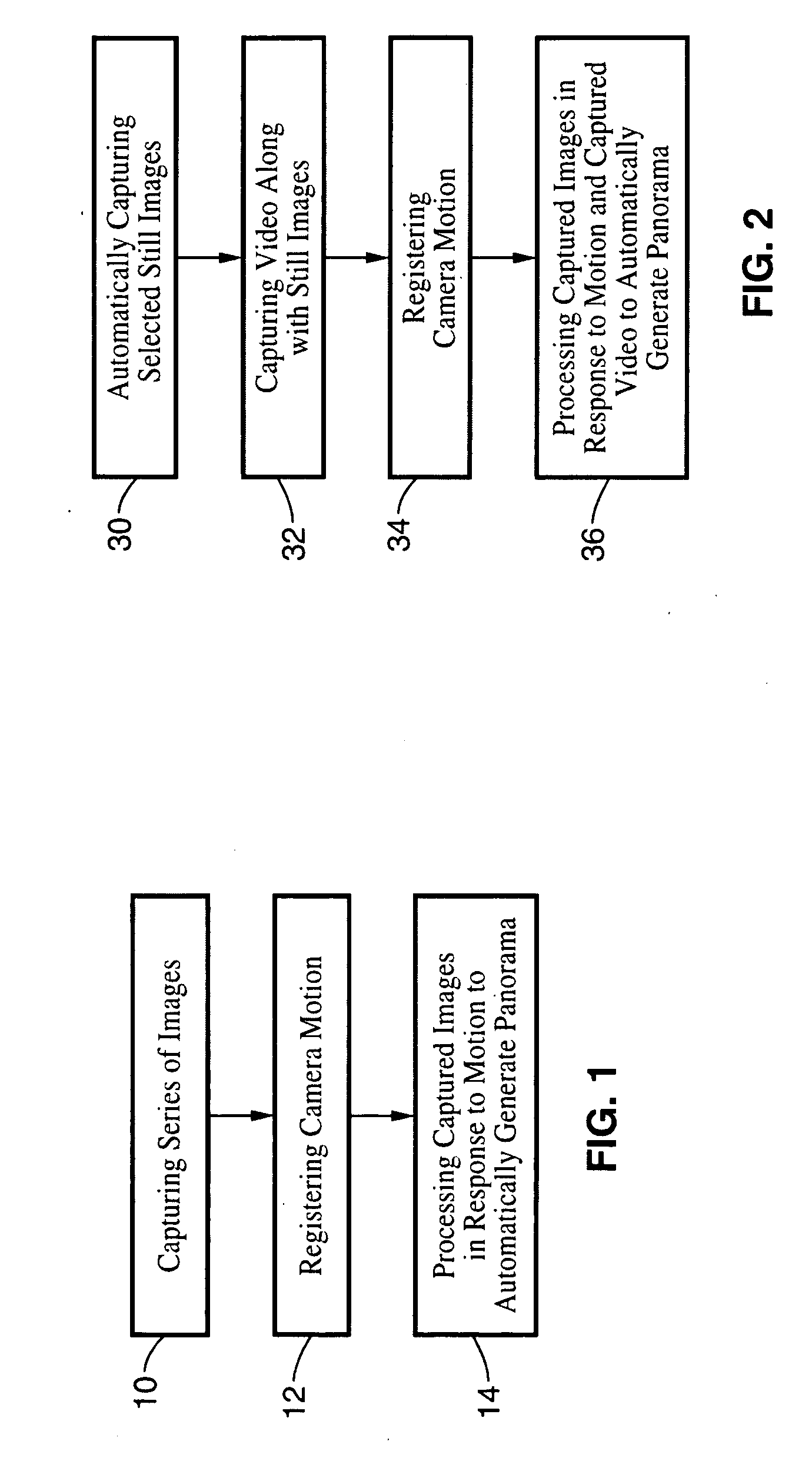 In-camera generation of high quality composite panoramic images