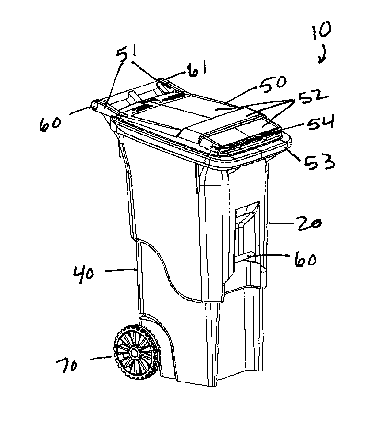 Trash/recycling cart