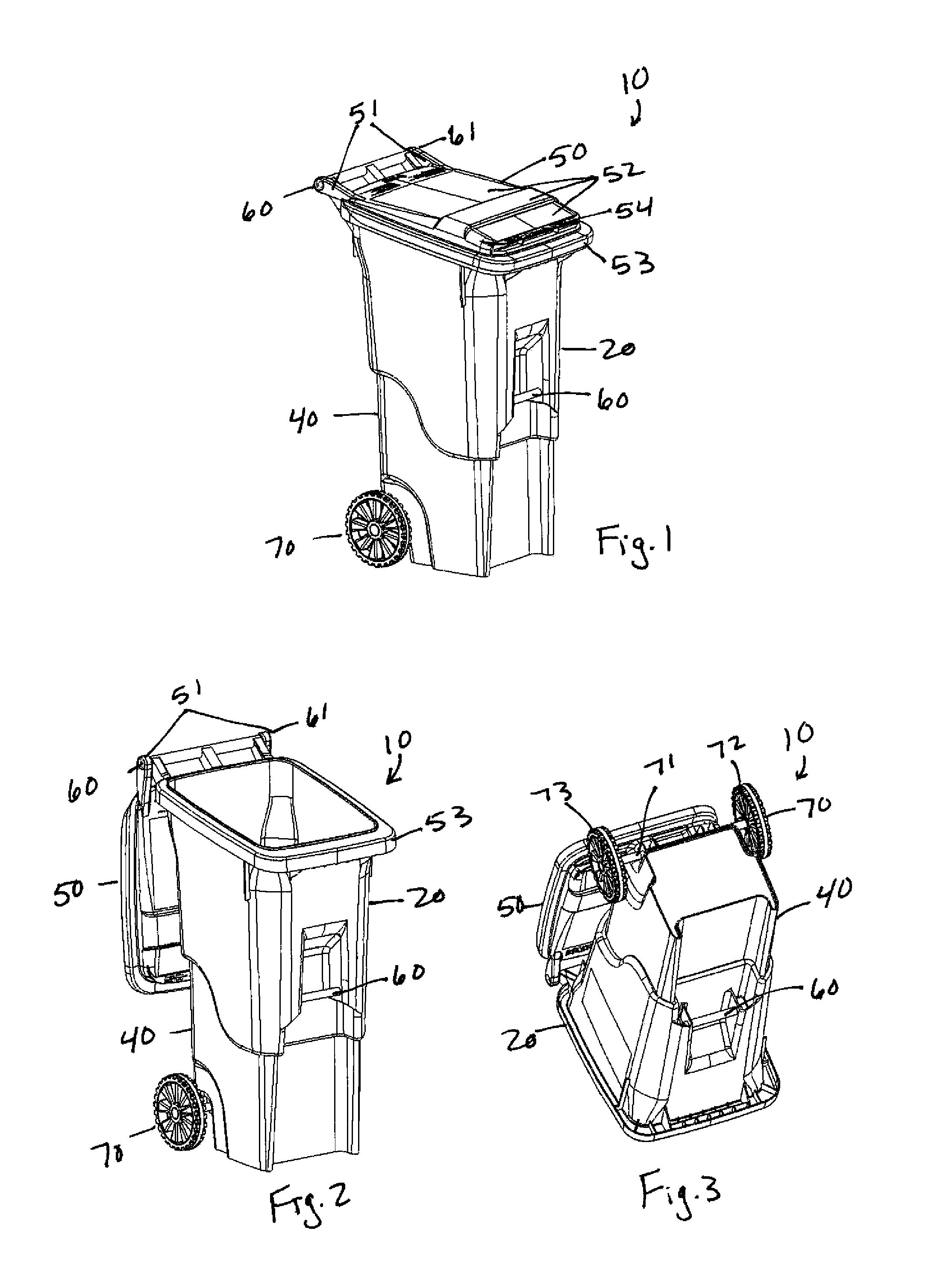 Trash/recycling cart