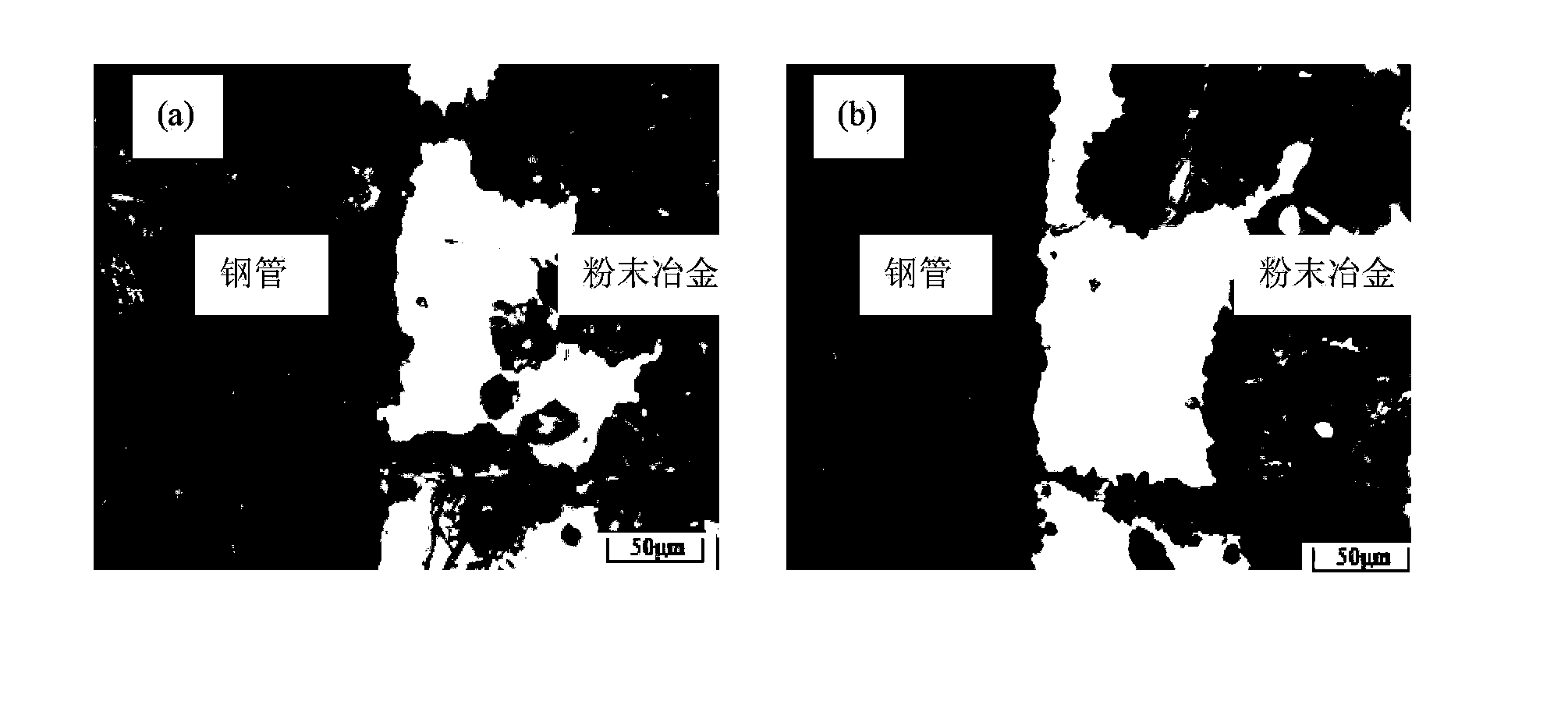 Combined powder metallurgy hollow camshaft cam material and preparation method