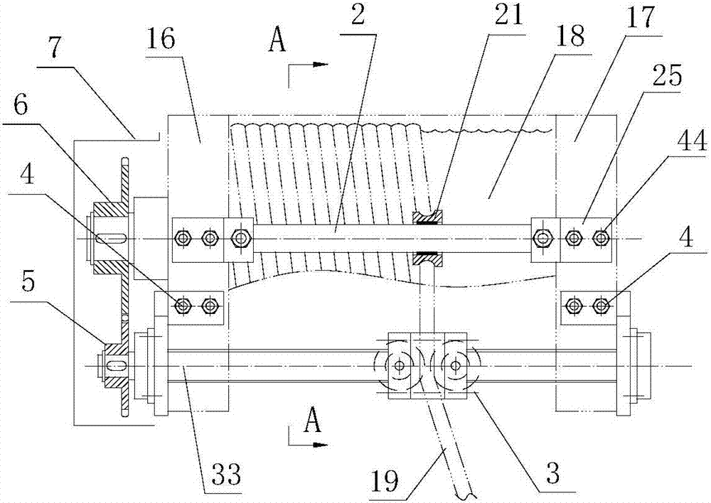 Rope guider with rope pressing device and guide rod type adjustable rope guide mechanism