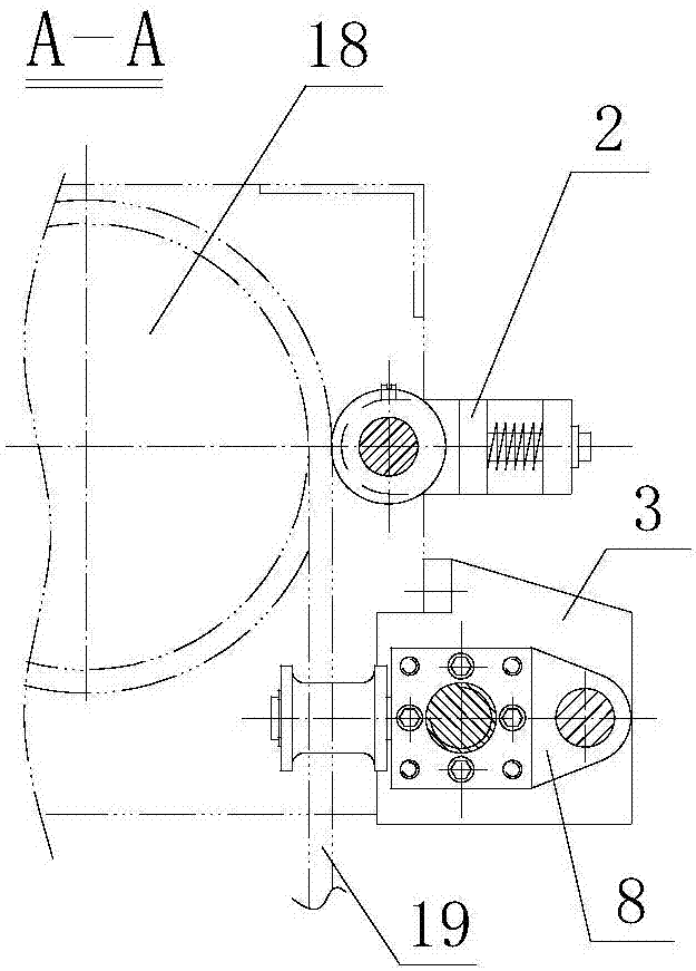 Rope guider with rope pressing device and guide rod type adjustable rope guide mechanism