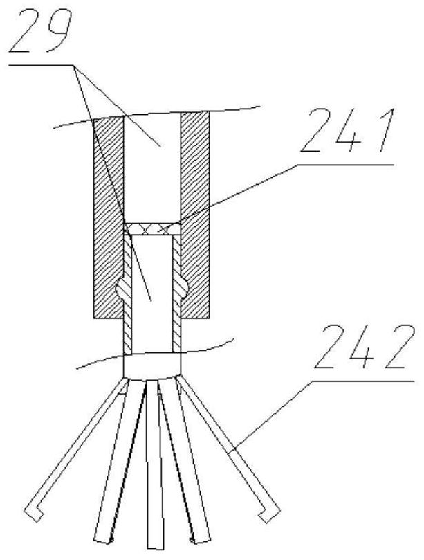 A pearl cotton filling machine